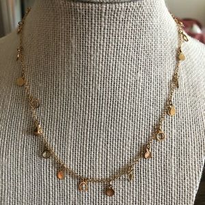 Gold layering necklace